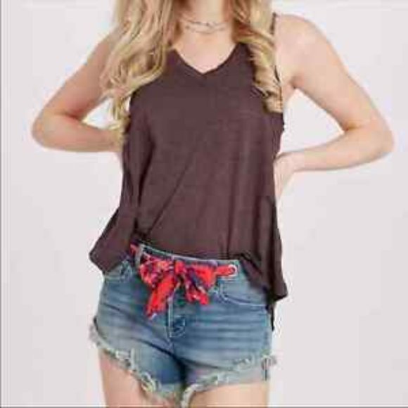 Altar'd State Pants - Altar'd State NWT Jean Shorts w/Bandana Tie Sz S